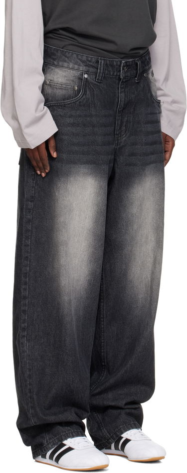 Kavbojke Dime Dime Classic Baggy Jeans Črna | DIMESU2511BLK, 4