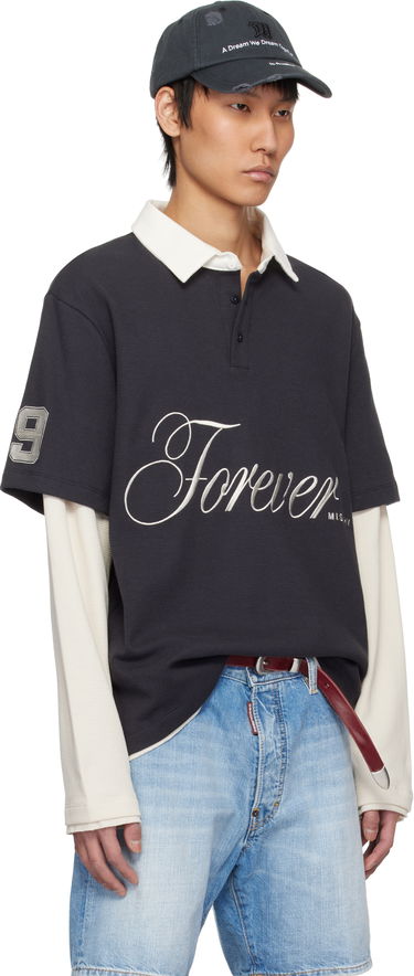 Polo majica MISBHV MISBHV Forever Double Layered Polo Črna | 250M152, 4