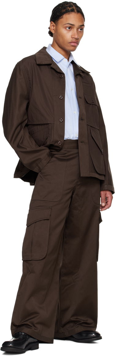 Jakna KENZO Reversible Workwear Jacket Rjava | FF55VE2309GF, 3