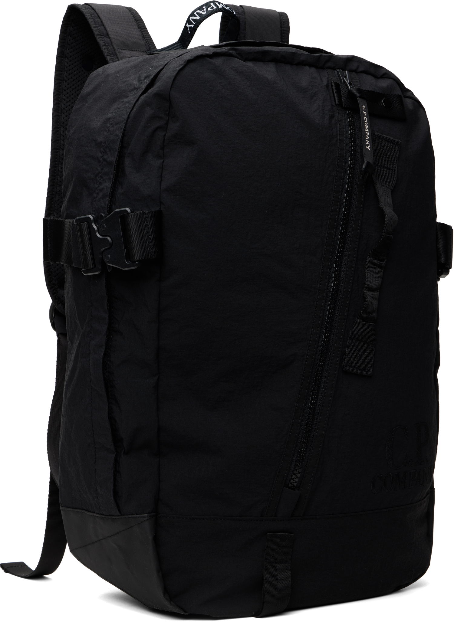 Nahrbtnik C.P. Company C.P. Company Paper Touch Backpack Črna | 18CMAC174A-110188G, 1