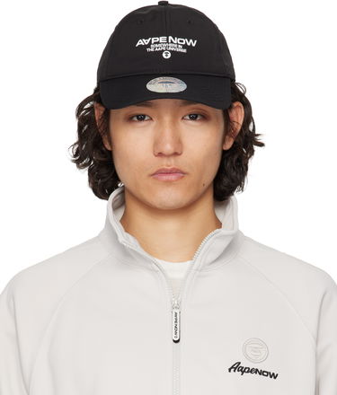 Kapa AAPE by A Bathing Ape AAPE by A Bathing Ape 'AAPE Now' Moonface Logo Cap Črna | AAPCPM5255XXOBKX, 0