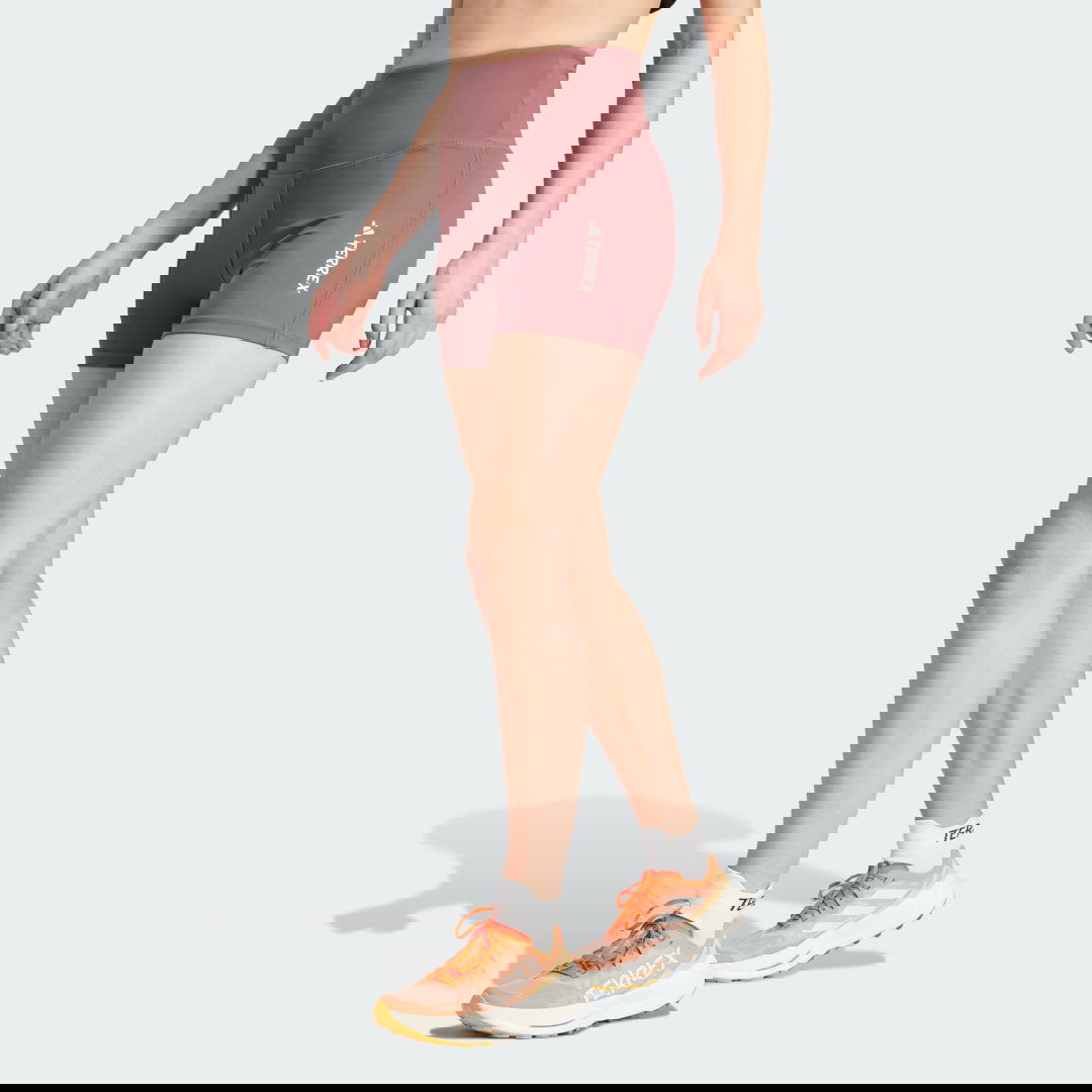 Kratke hlače adidas Performance TERREX Šortky Terrex Multi Bordo | IP6872, 0