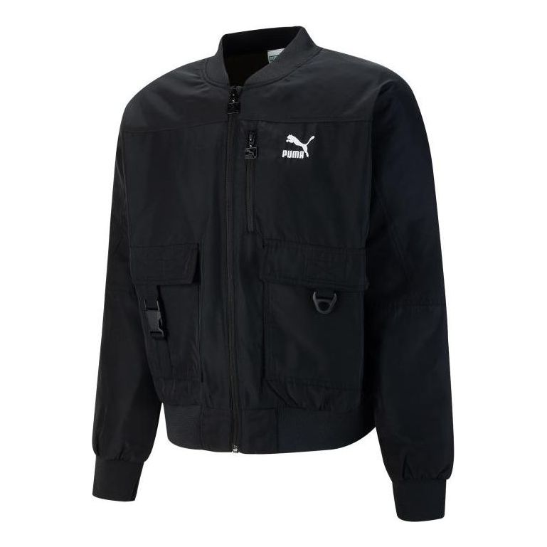 Bomber jakna Puma T7 Shiny Bomber Jacket Črna | 535584-01