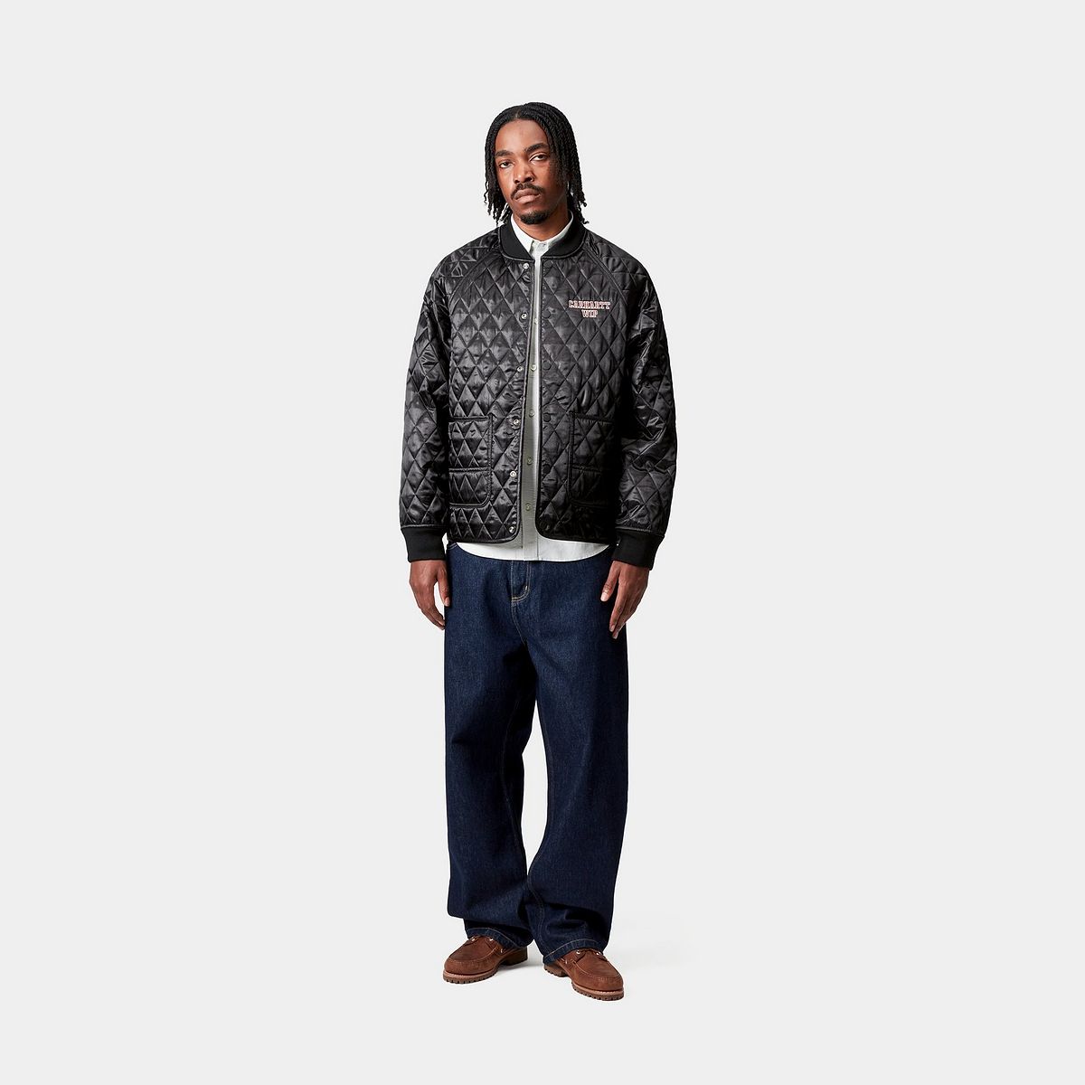 Jakna Carhartt WIP Quilted Liner Jacket Črna | I035146_4, 1