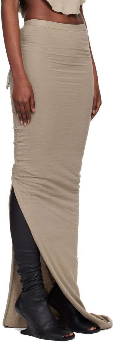 Krila Rick Owens Rick Owens DRKSHDW Concordians Soft Edfu Maxi Skirt Bež | DS02E7337 RN, 1