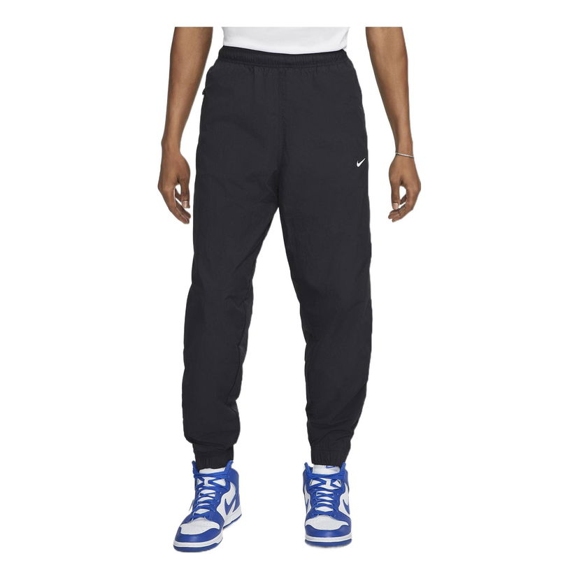 Hlače Nike Solid Color Logo Elastic Waistband Sports Pants Črna | DQ6572-010