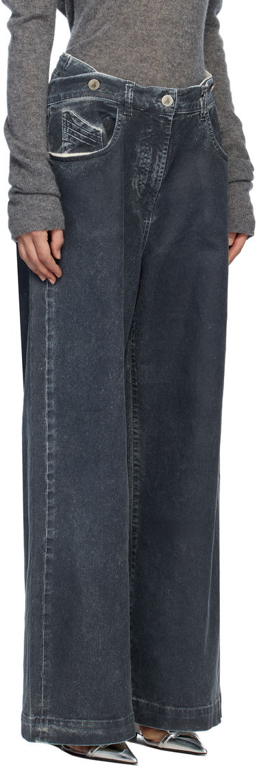 Kavbojke The Attico The Attico Long Wide-Leg Jeans Modra | 250WCP00190 DDD100AA, 1