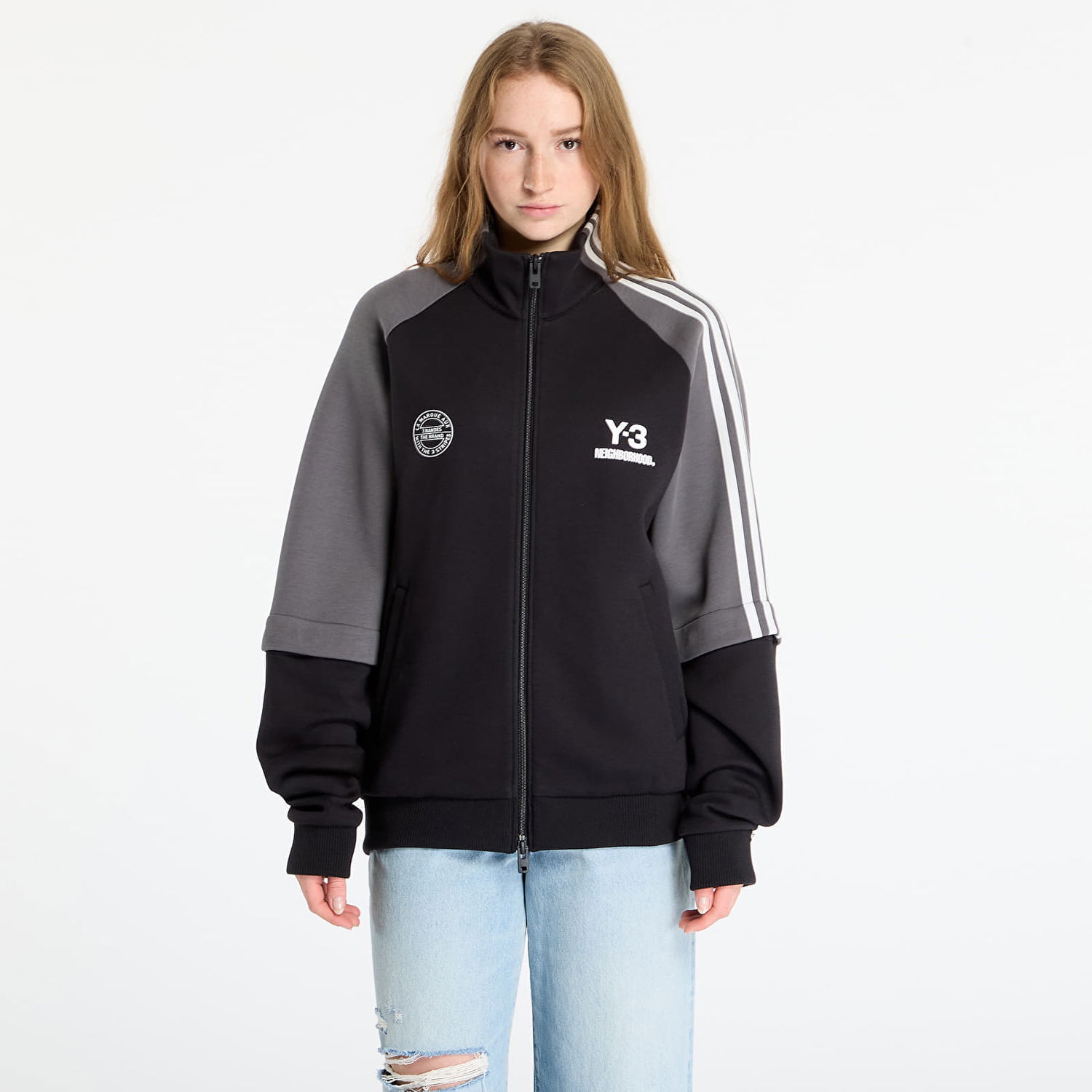 Pulover Y-3 Y-3 x Neighborhood Track Top Siva | JW6993, 0