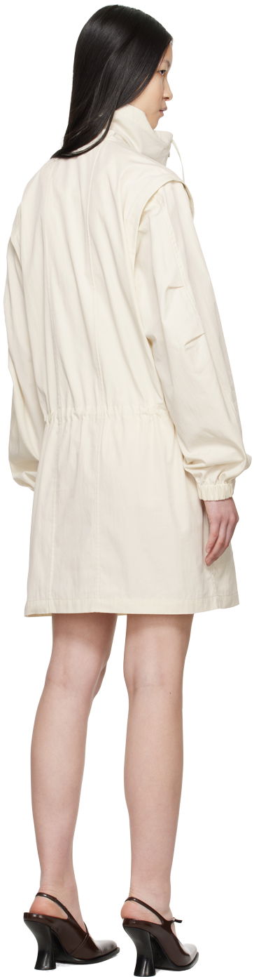 Obleke Helmut Lang Helmut Lang Gusset Minidress Bež | O04HW601, 2
