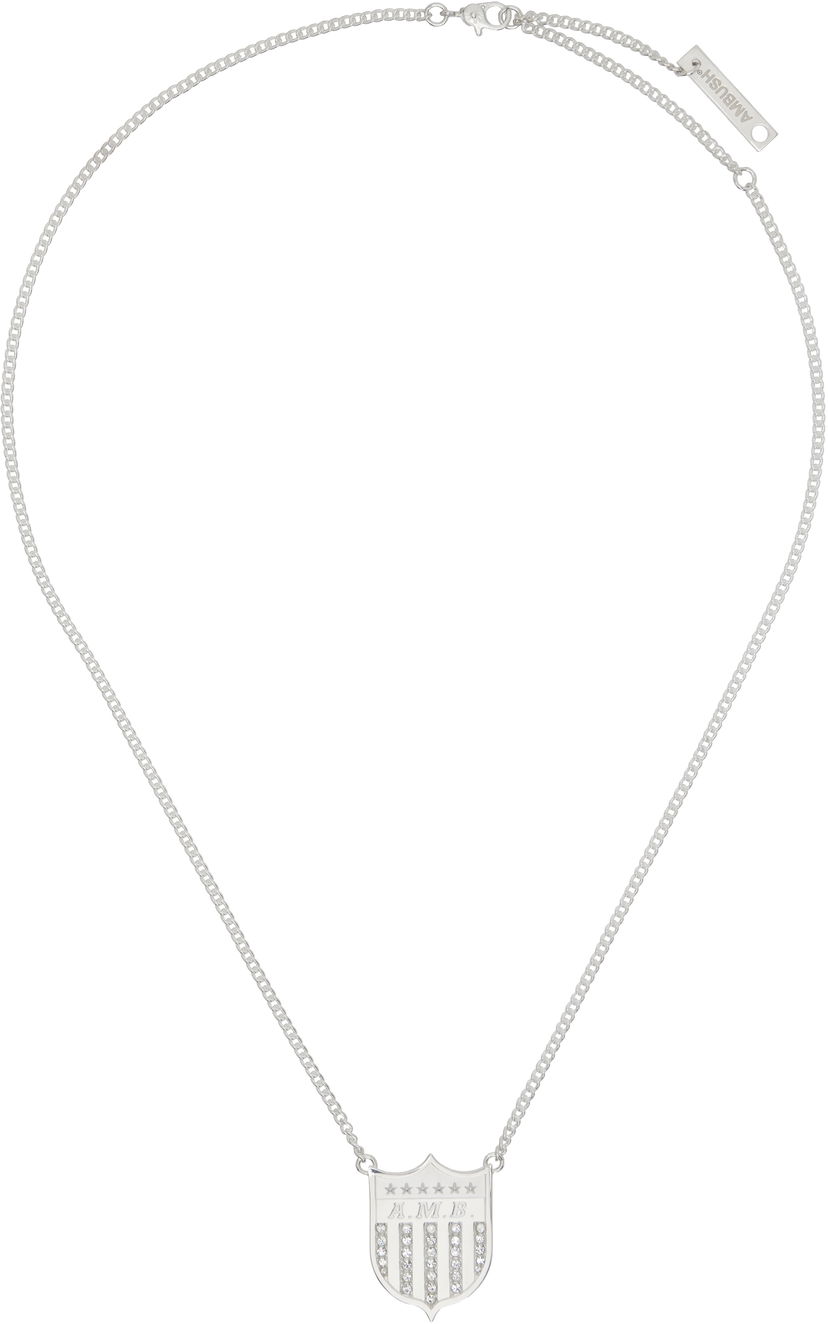 Ogrlica Ambush AMBUSH Varsity Shield Charm Necklace Kovinski | BMOB00JF24SIL0017200