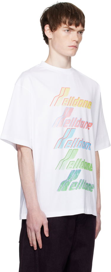 Majica We11done Multi Rainbow Logo T-Shirt Bela | WD-TT2-25-755-U-WH, 1