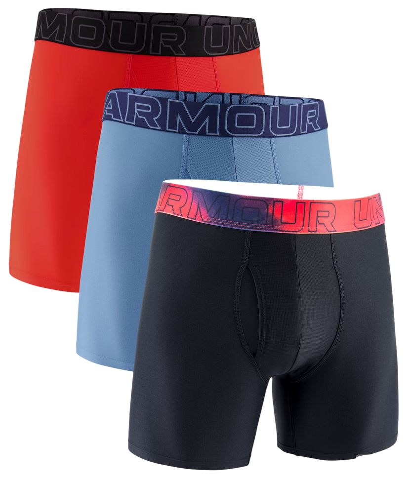 Boksarice Under Armour Under Armour UA Perf Tech Nov 6in Boxerjock 3-Pack Črna | 1383879-714