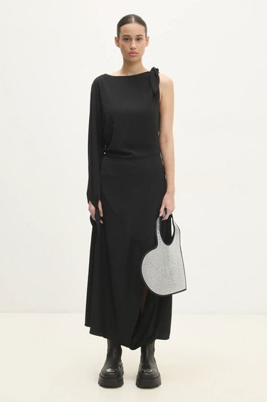 Obleke Samsoe Samsoe Samsoe Samsoe One-Sleeve Maxi Dress Črna | F24400148, 5