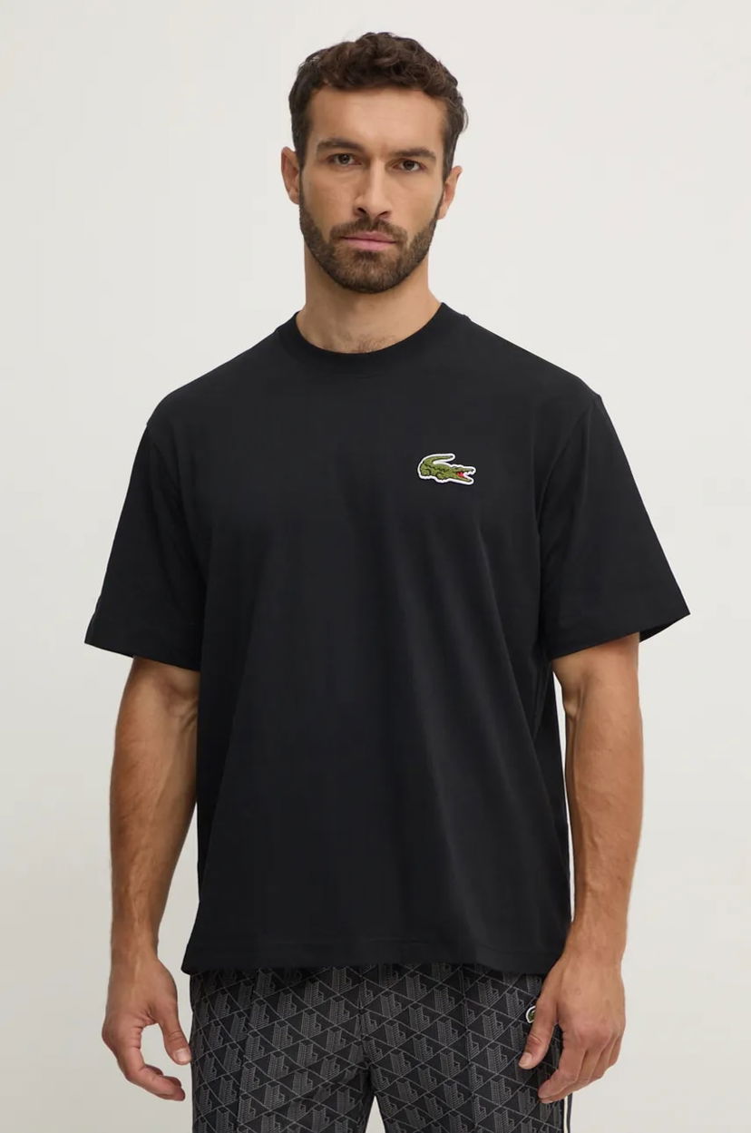 Majica Lacoste Lacoste TH2745 T-Shirt Črna | TH2745