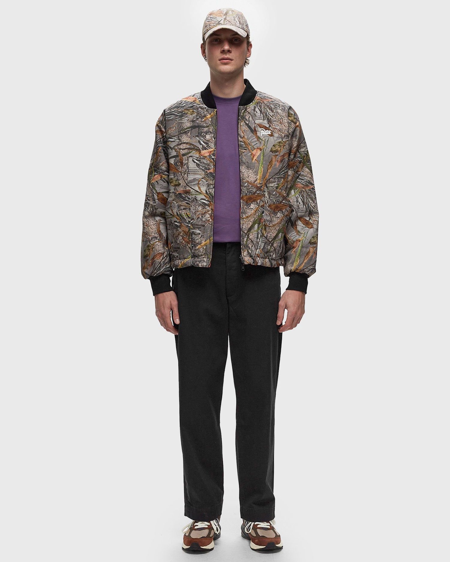 Bomber jakna Patta Nature Print Reversible Canvas Bomber Jacket Bež | POC-AW24-4000-348-0015-160, 1