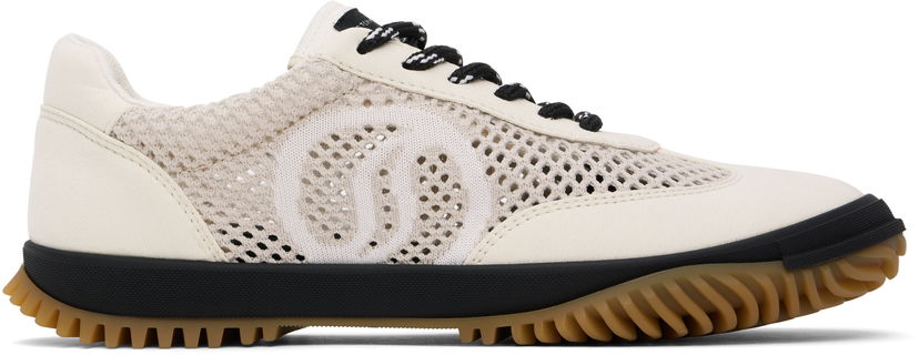 Superge in čevlji Stella McCartney S-Wave Sport Mesh Paneled Bela | 810414E00191