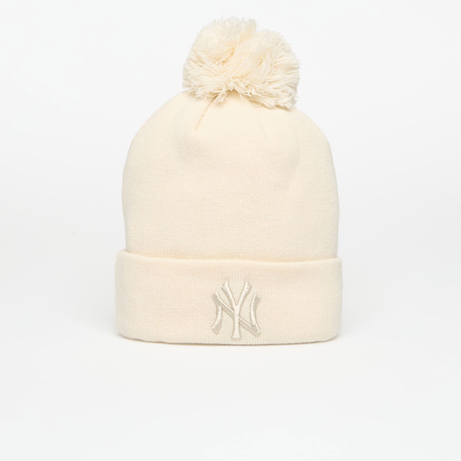 Beanie New Era New York Yankees MLB Knit Metallic Bobble Beanie Bela | 60691357, 0