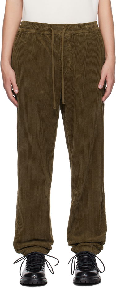Hlače ISABEL MARANT Isabel Marant Nirlen Corduroy Trousers Zelena | PA0468HA-B4G03H, 0
