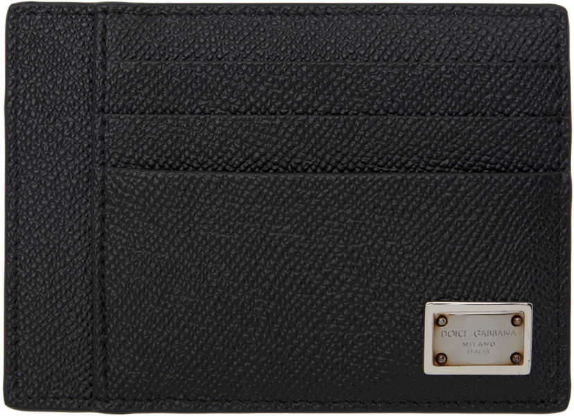 Denarnica Dolce & Gabbana Dauphine-Print Card Holder Črna | BP3325AG219