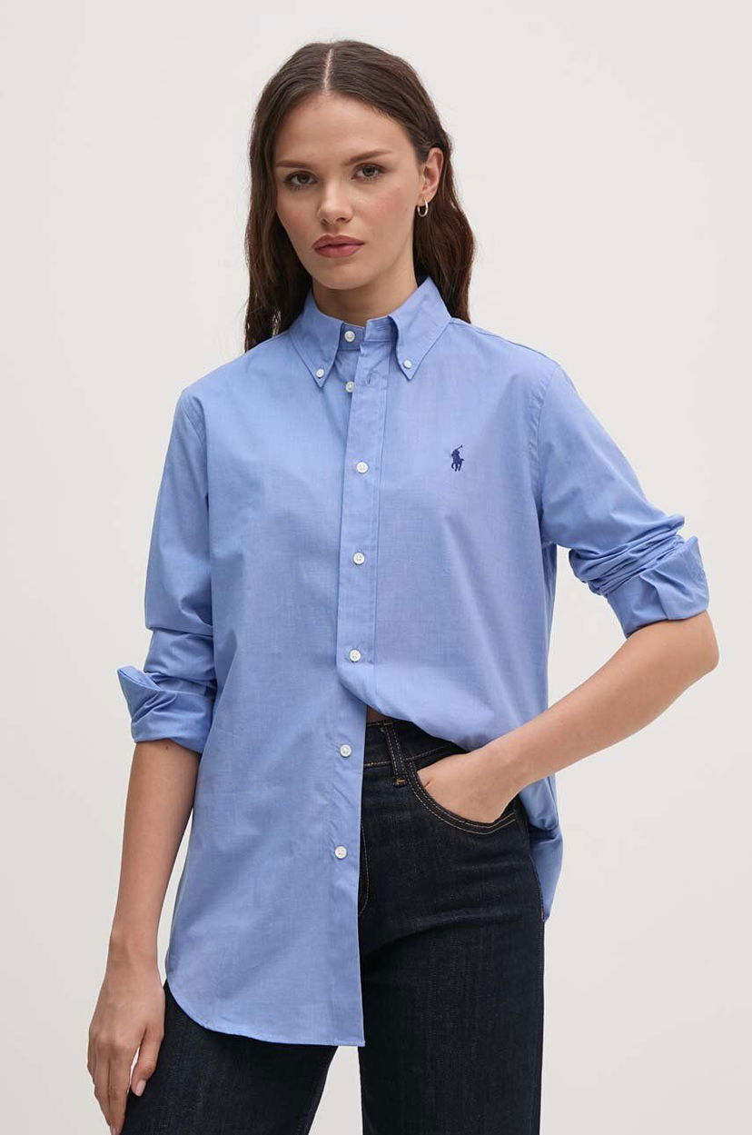 Srajce Polo by Ralph Lauren Polo Ralph Lauren Regular Fit Oxford Shirt Modra | 211941509