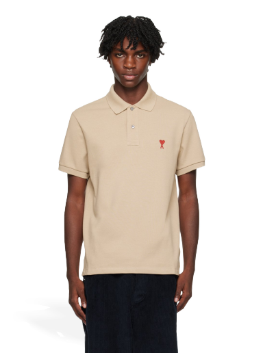 Polo majica AMI Polo Tee Bež | UPL001.760