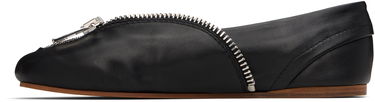Oblačila JW Anderson JW Anderson Biker Zip Ballerina Flats Črna | BL0032-LA0268, 2