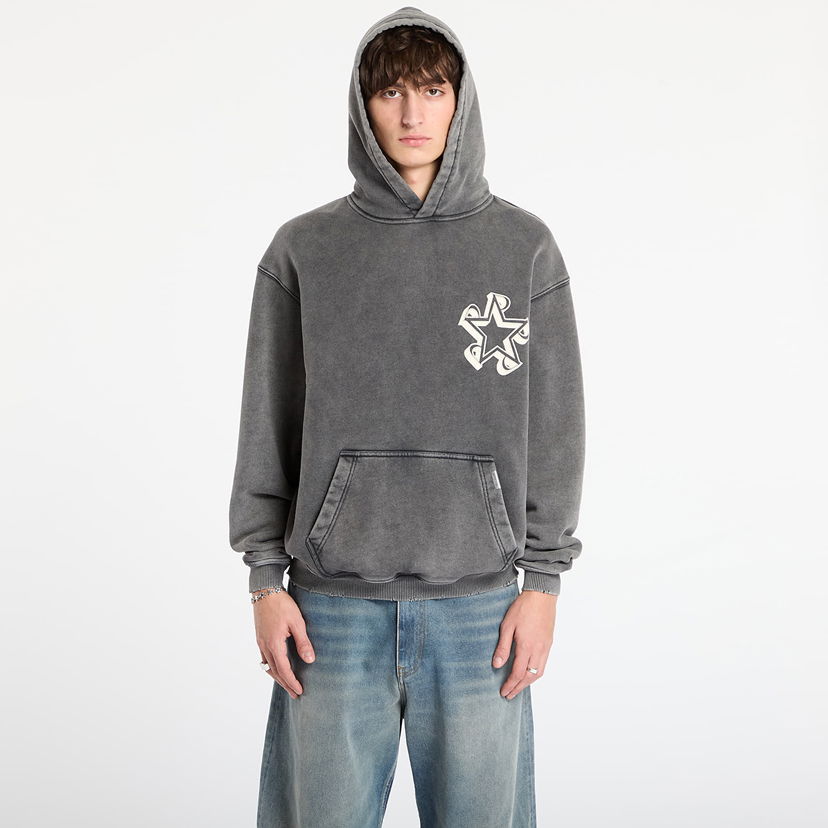Pulover Represent Clo Vintage Initial Star Hoodie L Siva | MLM100375-47