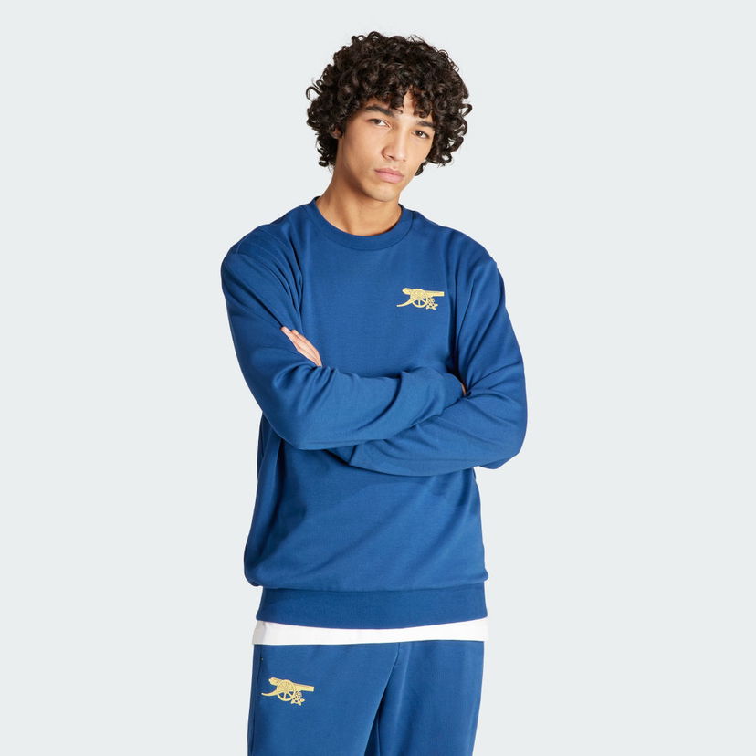 Pulover adidas Performance Arsenal Cultural Story Crew Sweat Mornarica | IU2072