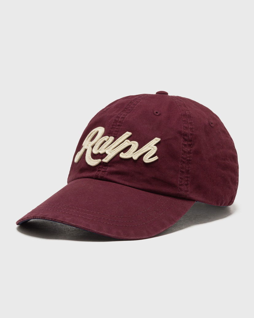 Kapa Polo by Ralph Lauren Ralph Script Embroidered Baseball Cap Bordo | 710973295001