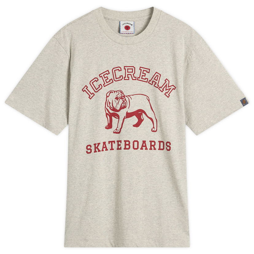 Majica BBC IceCream ICECREAM Bulldog Graphic T-Shirt Siva | IC25250-HGY