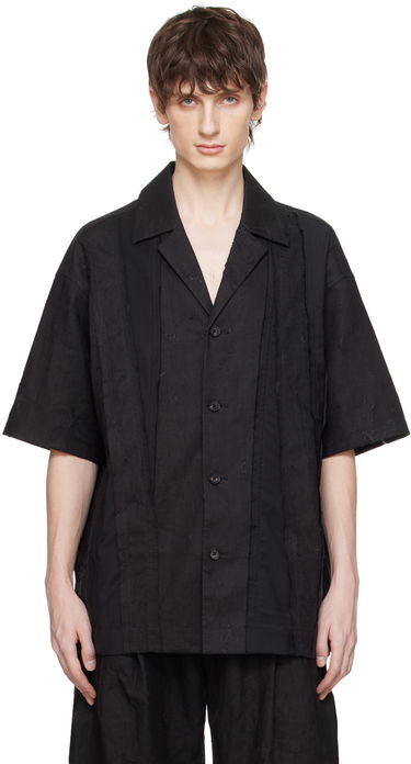 Srajce Feng Chen Wang Feng Chen Wang Distressed Shirt Črna | FMS17SR10, 0