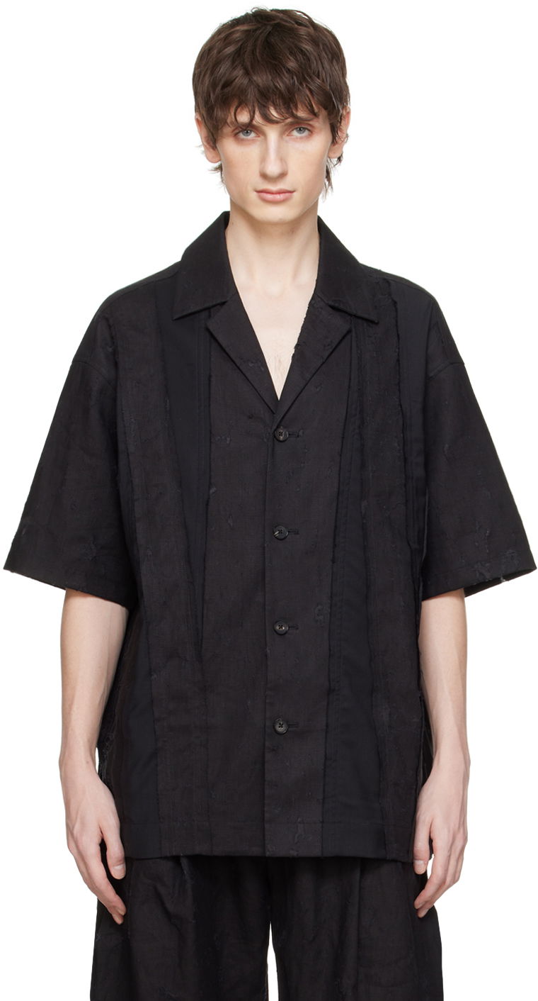 Srajce Feng Chen Wang Feng Chen Wang Distressed Shirt Črna | FMS17SR10