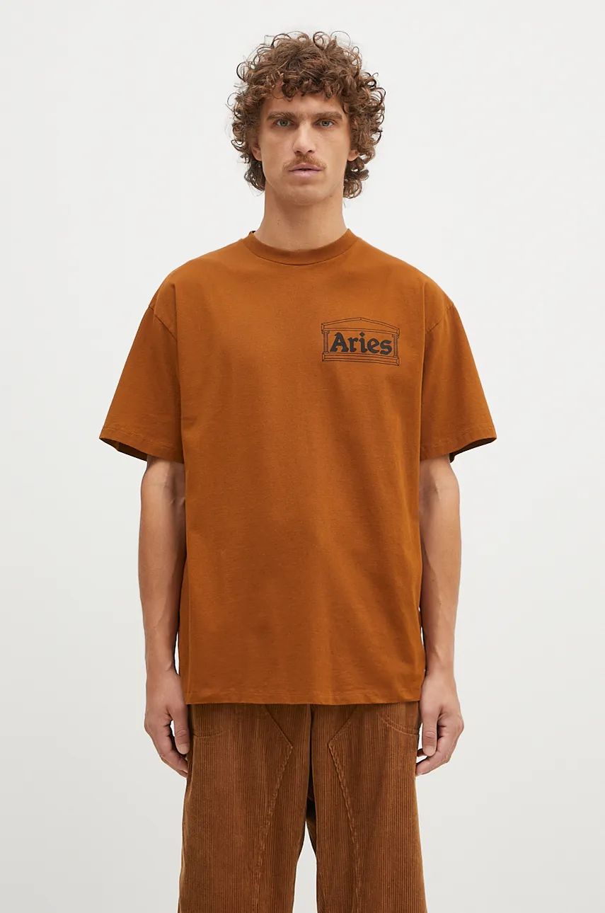 Majica Aries Temple SS Tee T-Shirt Rjava | AR6000002, 0