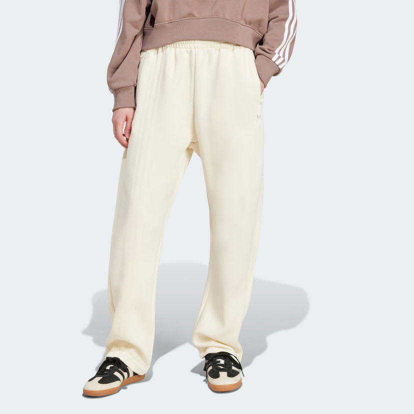 Trenirka adidas Performance 3-Stripes Oversized Sweatpants Bež | JJ0943