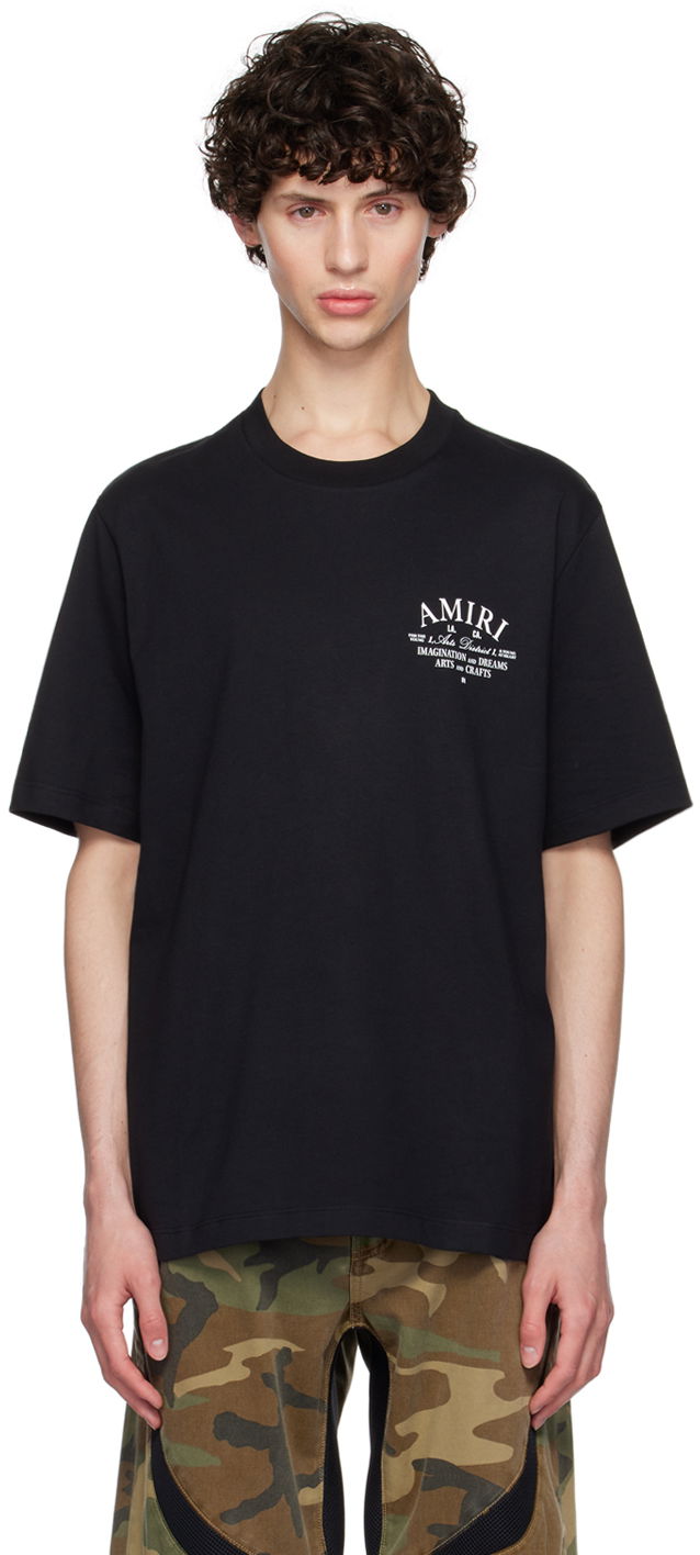 Majica AMIRI Black 'Arts District' T-Shirt Črna | AMJYTE1071