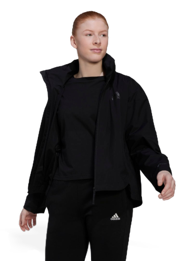 Vetrovka adidas Performance Terrex Traveer RAIN.RDY Jacket Črna | HG6021