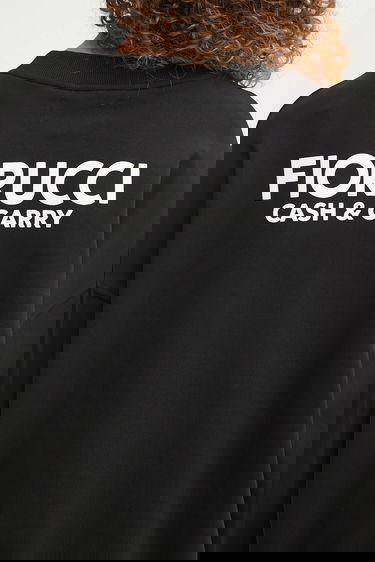 Pulover Fiorucci Fiorucci Cash and Carry Print Relaxed Crewneck Sweatshirt Črna | W02FPSCR188CJ01BK01, 3