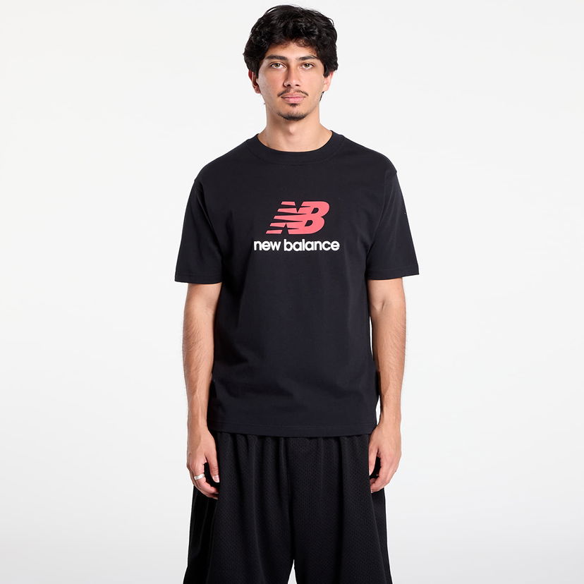 Majica New Balance Athletics Logo T-Shirt Črna | MT51500BK
