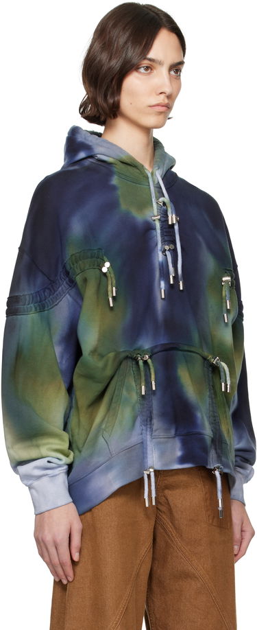 Pulover Collina Strada Collina Strada Burst Hoodie with Drawstrings Siva | XX8012, 4
