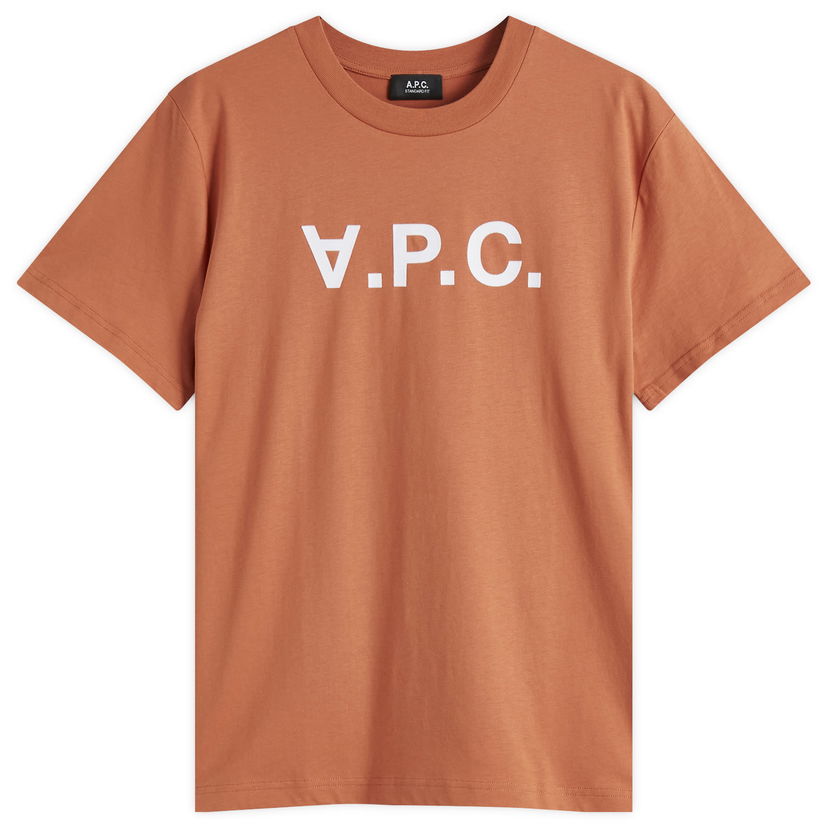 Majica A.P.C. A.P.C. Men's VPC Logo T-Shirt, Size Small Oranžna | COHBM-M26384-GLA