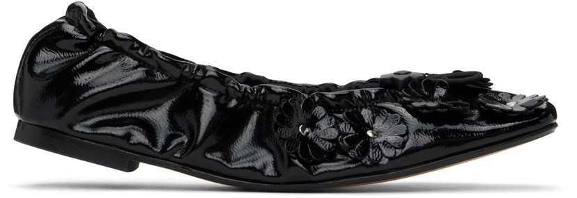 Obleke Cecilie Bahnsen Cecilie Bahnsen Orbella Ballerina Flats Črna | 4.24FTW30022 ORBELLA BALLERINA