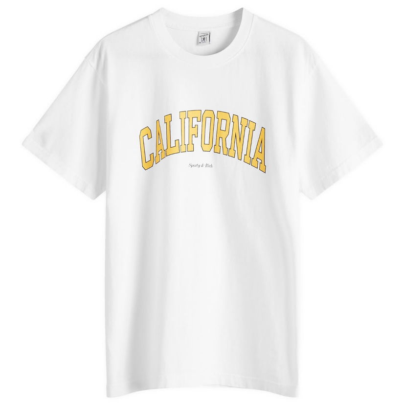 Majica Sporty & Rich Sporty & Rich California T-Shirt Bela | TO043508501WH01-WHT