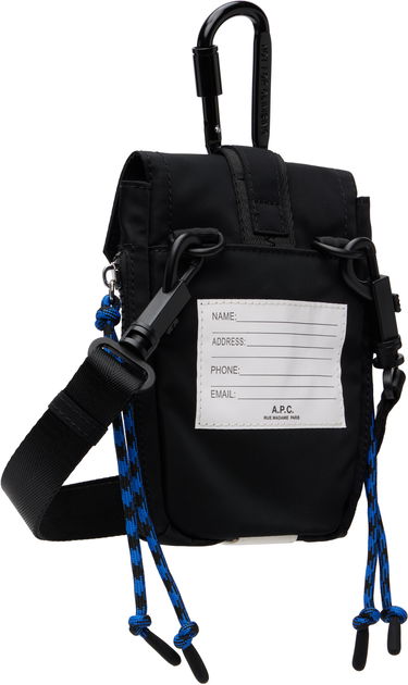 Torba za čez ramo A.P.C. Trek Crossbody Pouch Črna | PAAGR-H61733, 2