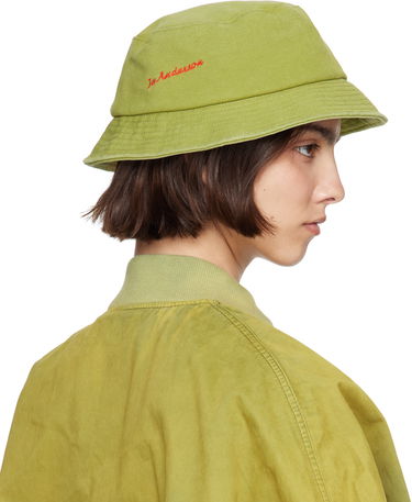 Klobuk JW Anderson JW Anderson Anchor Logo Bucket Hat Zelena | AC0399-FA0453, 2
