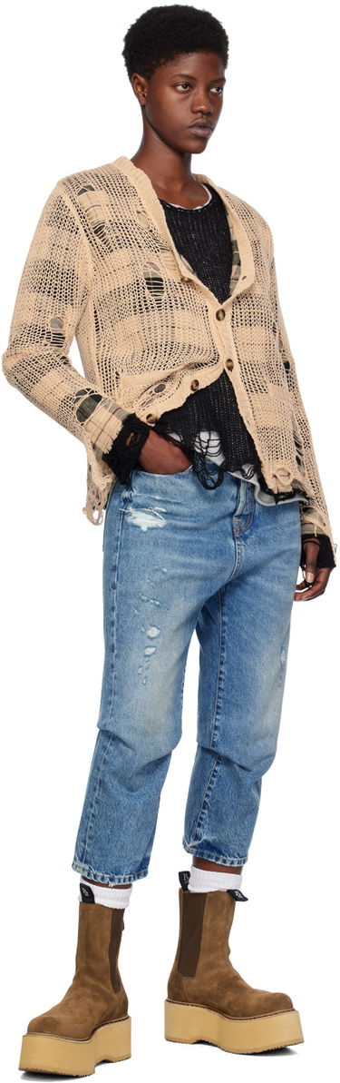 Kavbojke R13 R13 Tailored Drop Jeans Modra | R13W6452-969A, 3