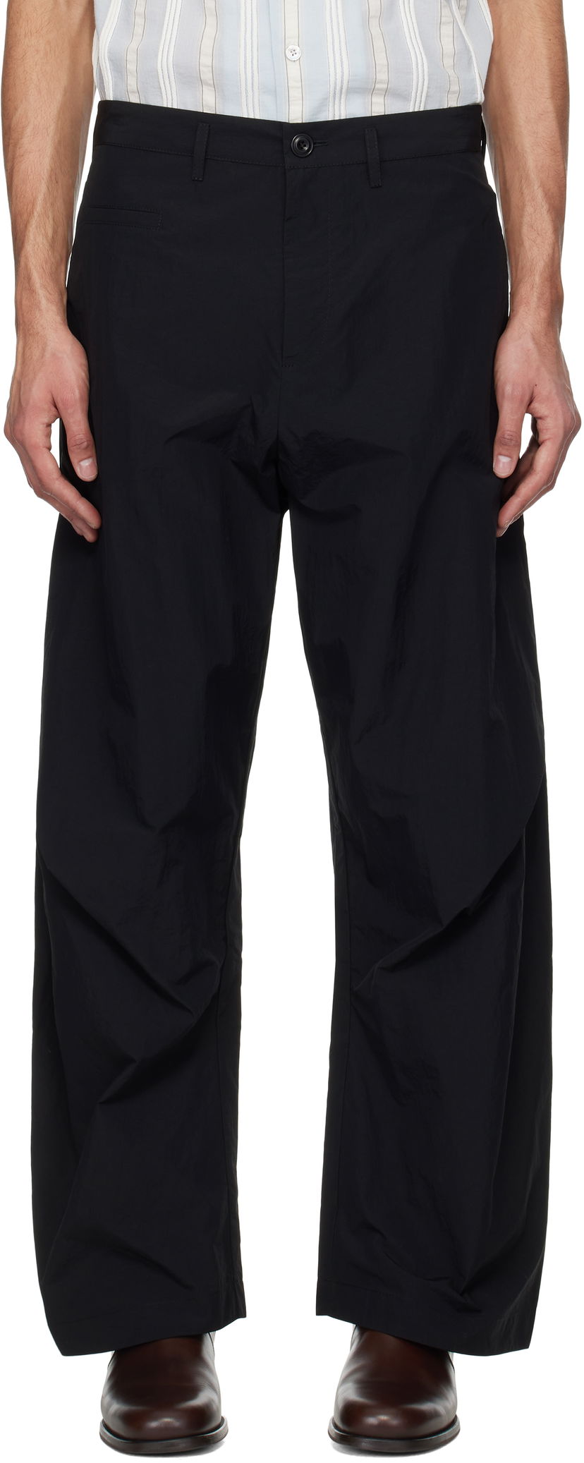 Hlače sage NATION SAGE NATION Helix Trousers Črna | S111 HELIX TROUSER