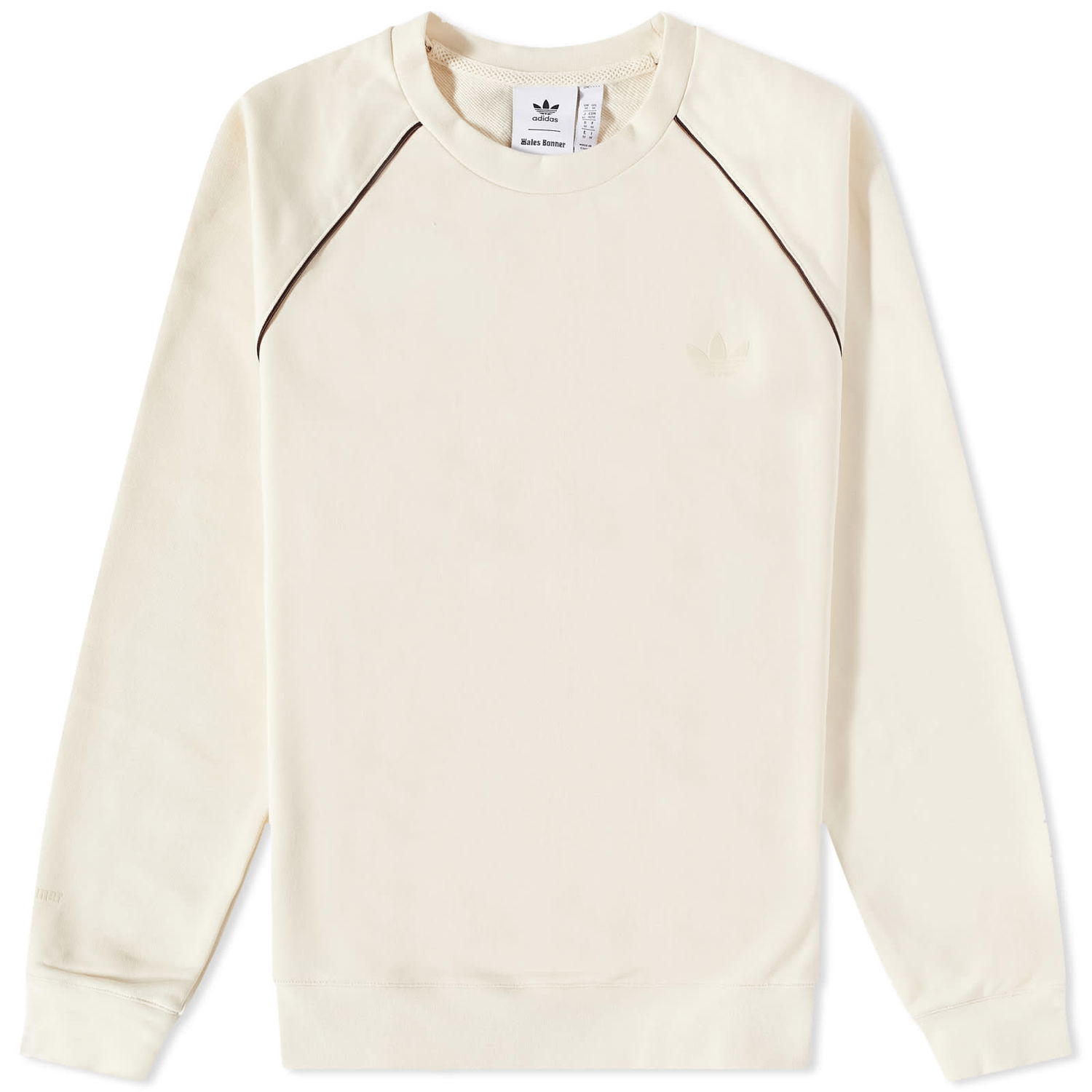 Pleteni pulover adidas Originals Consortium x Wales Bonner Bela | IN3009, 0