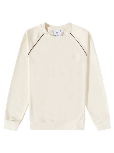 Pleteni pulover adidas Originals Consortium x Wales Bonner Bela | IN3009