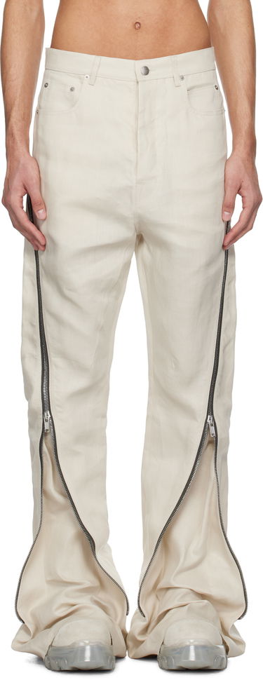 Kavbojke Rick Owens Rick Owens Hollywood Bolan Banana Jeans Bela | RU01E5343 TWL, 0
