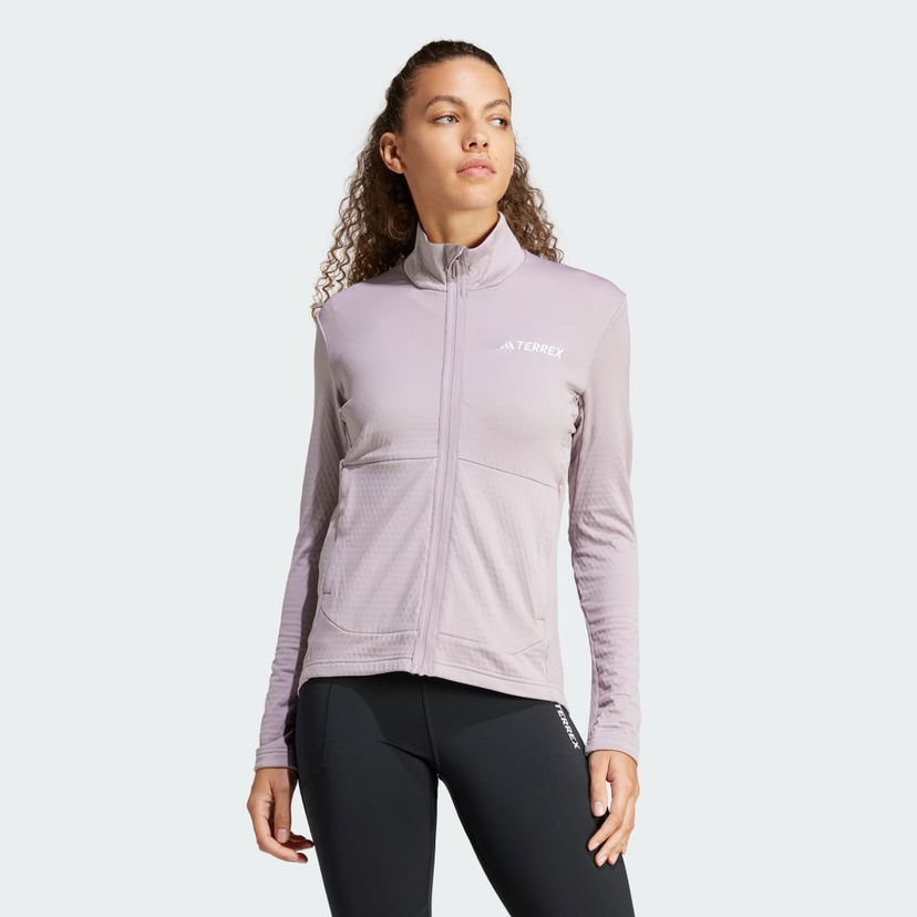 Jakna adidas Performance adidas TERREX Bunda Terrex Multi Light Fleece Full-Zip Lila | IQ3747